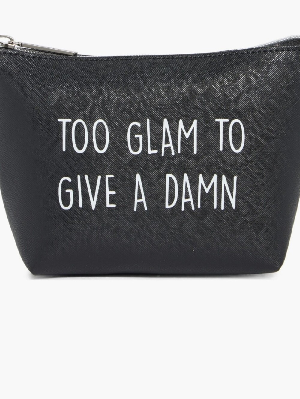 BCBGeneration Black 'Too Glam to Give a Damn' Cosmetic Pouch/ BNWT